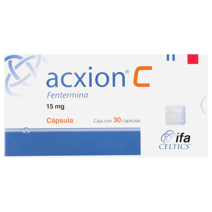 Acxion C (Fentarmina) Capsulas 15Mg Con 30 - WeCare Pharma