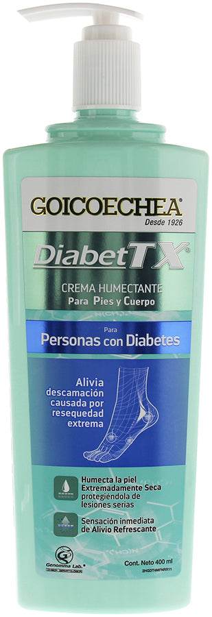 Goicochea Diabet Tx Crema Humectante 400Ml - WeCare Pharma