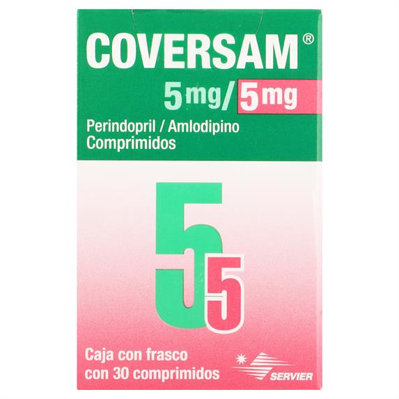 Coversam 5Mg/5Mg Con 30 Comprimidos (Perindopril/Amlodipino) 1 - 5391189200851