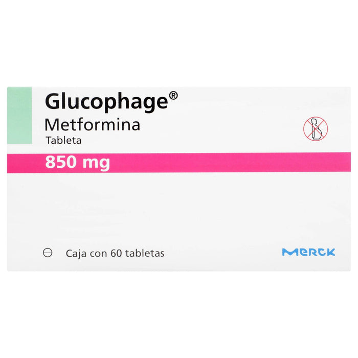 Glucophage 850Mg Con 60 Tabletas (Metformina) - WeCare Pharma