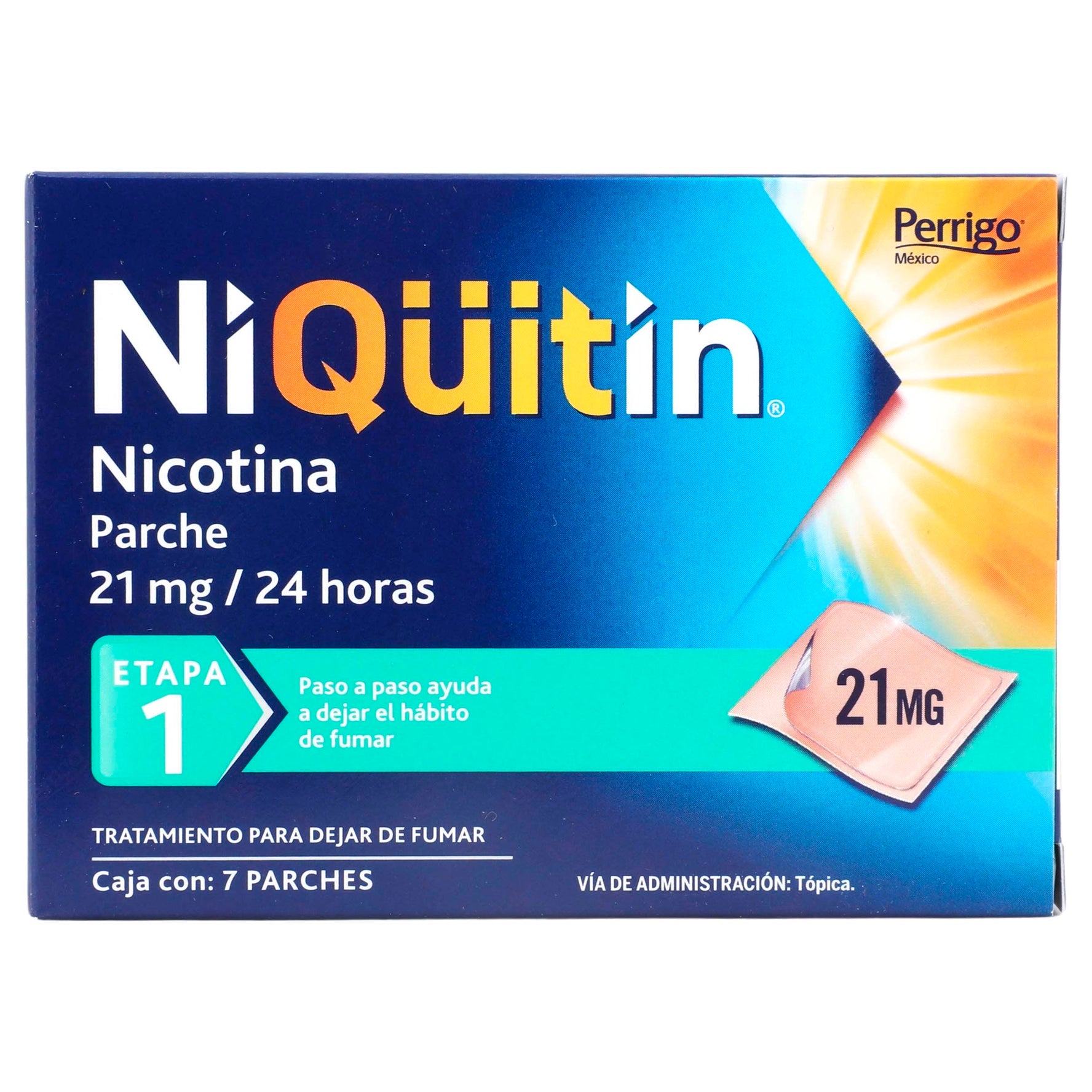 Niquitin Etapa 1 Parche 21Mg/24Hrs Con 7 (Nicotina) 1 - 7501109768059