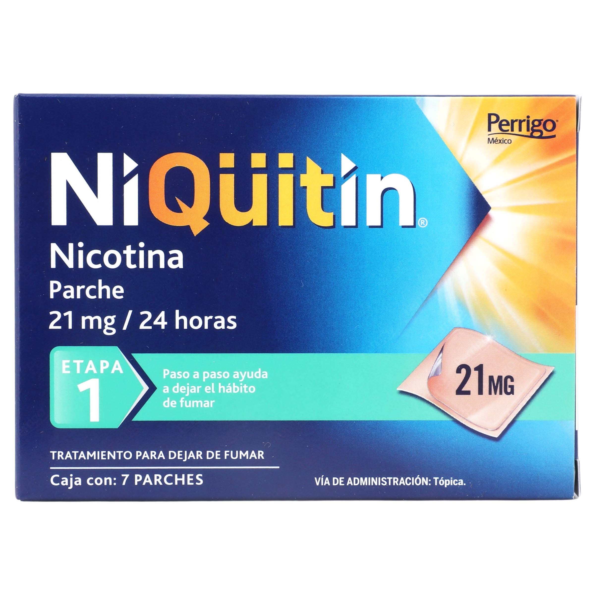 Niquitin Etapa 1 Parche 21Mg/24Hrs Con 7 (Nicotina) 1 - 7501109768059