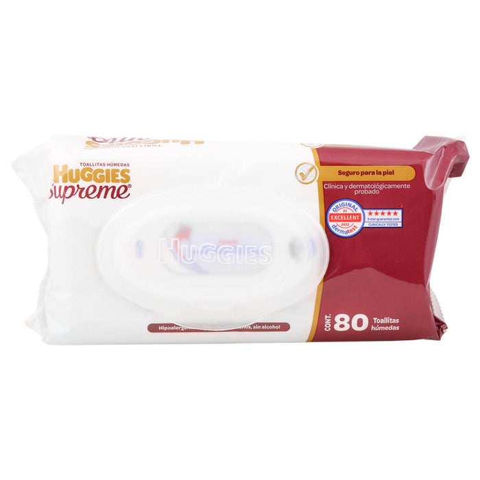 Toallitas Humedas Huggies Supreme Con 80 - WeCare Pharma