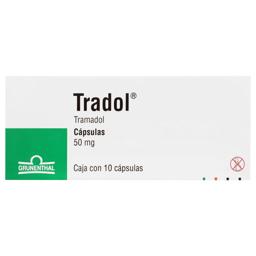 Tradol 50Mg Con 10 Capsulas (Tramadol) - WeCare Pharma