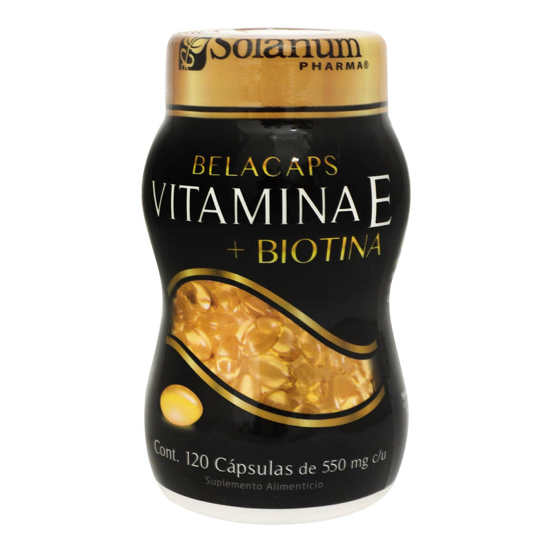 Vitamina E/Germen De Trigo/Biotina 550Mg Con 120 Solanum Capsulas - WeCare Pharma