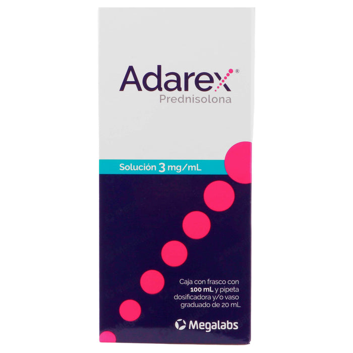 Adarex (Prednisolona) Solución 3Mg/Ml 100Ml - WeCare Pharma