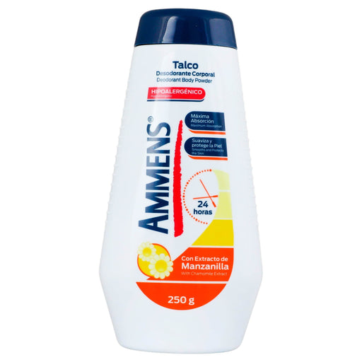 Talco Ammens Corporal Manzanilla 250G - WeCare Pharma