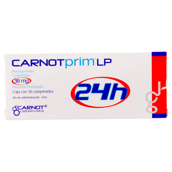 Carnotprim Lp 30Mg Con 10 Comprimidos (Metoclopramida) 1 - 7501124182120