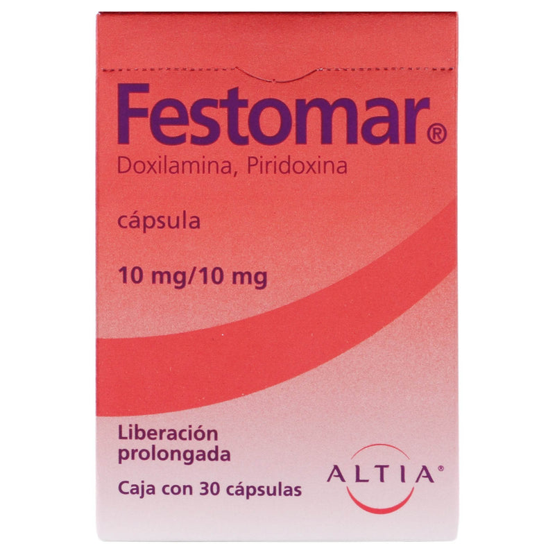Festomar 10Mg/10Mg Con 30 Capsulas (Doxilamina/Piridoxina) - WeCare Pharma