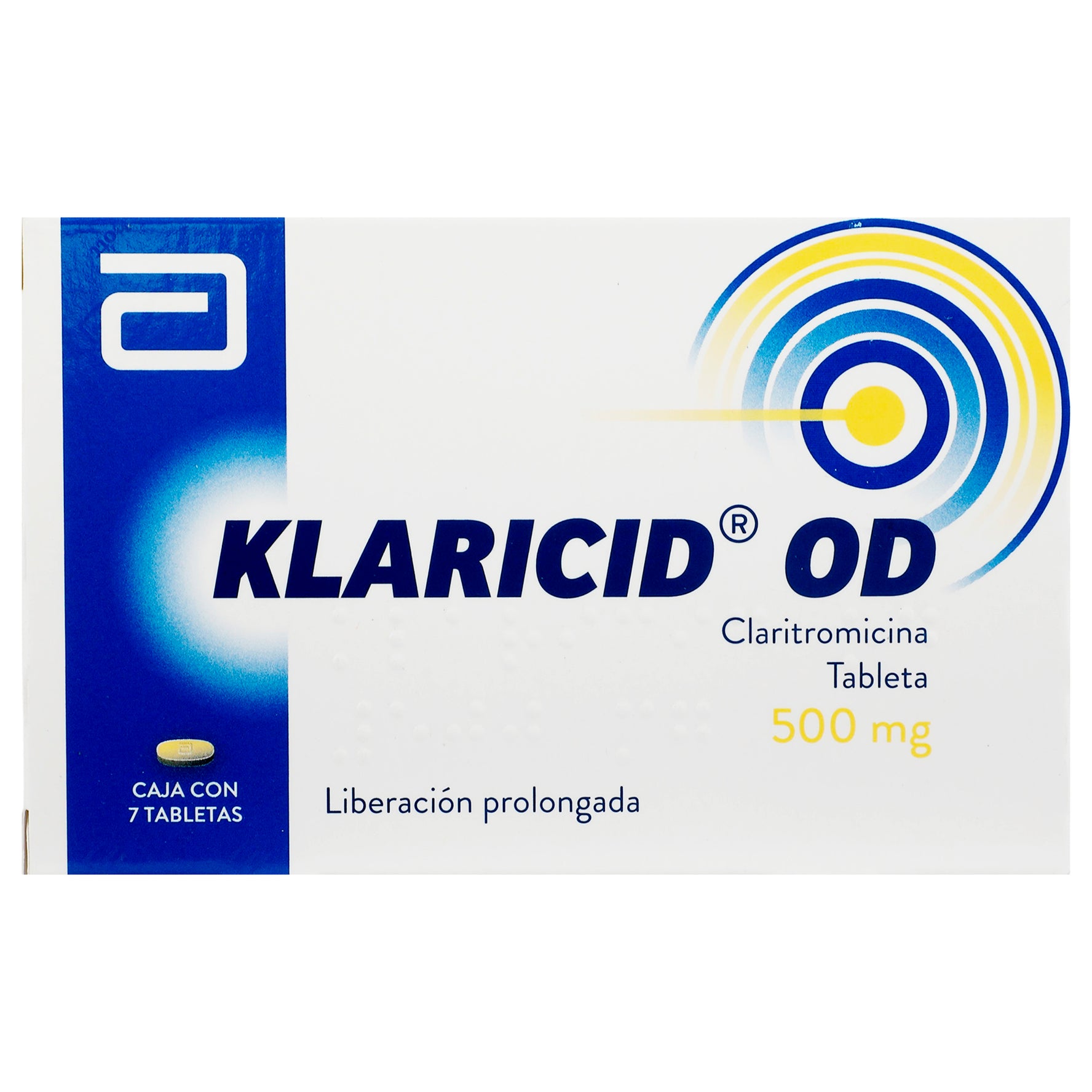 Klaricid Od 500Mg Con 7 Capsulas (Claritromicina) 1 - 7501033953187