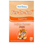 Fer-In-Sol Solución 75Mg/Ml Con 50Ml (Sulfato Ferroso) - WeCare Pharma