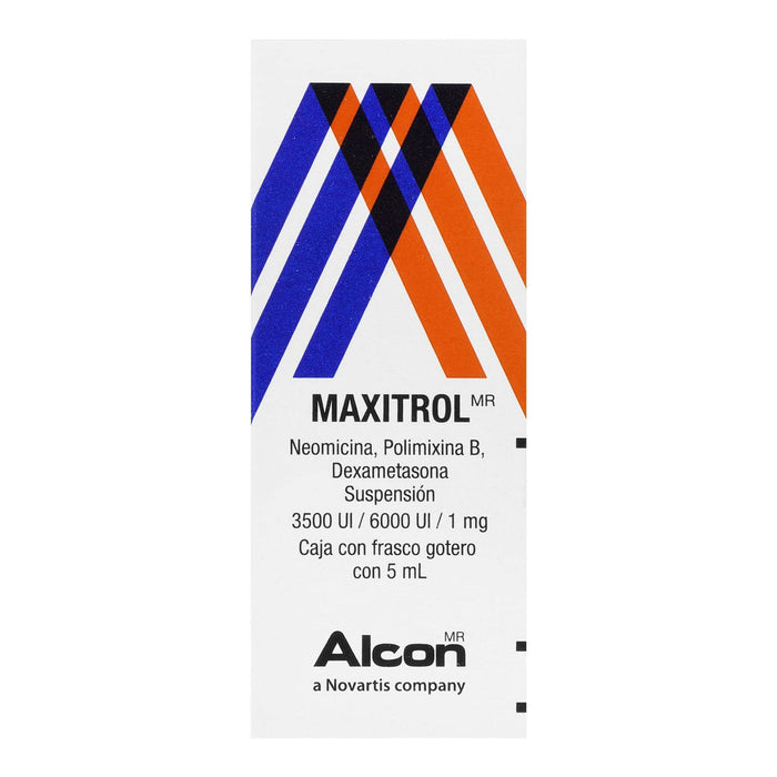 Maxitrol Gotas 3500Unid/6000Uni/1Mg 5Ml (Neomicina/Polimixina/Dexametasona) - WeCare Pharma