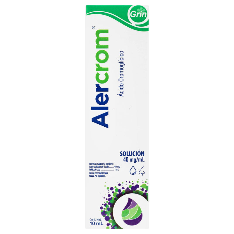 Alercrom Solución Nasal 40Mg 10Ml (Cromoglicato De Sodio) - WeCare Pharma
