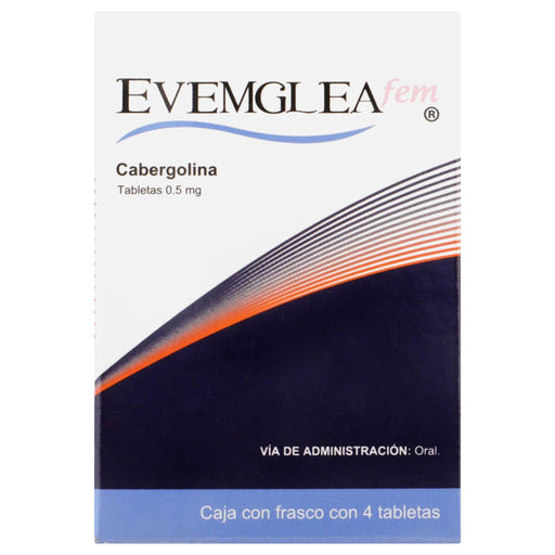Evemglea Fem (Cabergolina) Tabletas 0.5 Mg Con 4 - WeCare Pharma