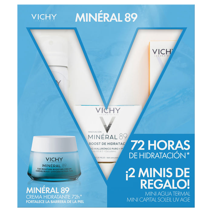 Vichy Kit Mineral 89 Crema 50Ml Capital Soleil + Agua Termal 1 - 7509552931976