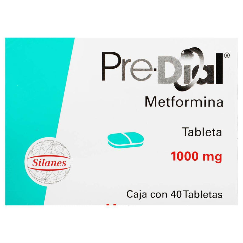 Predial 100Mg Con 40 Tabletas (Metformina) - WeCare Pharma