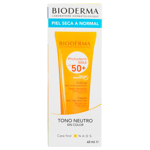 Bioderma Photoderm Max Crema Neutro Sin Color Fps50 40Ml 1 - 3701129803523