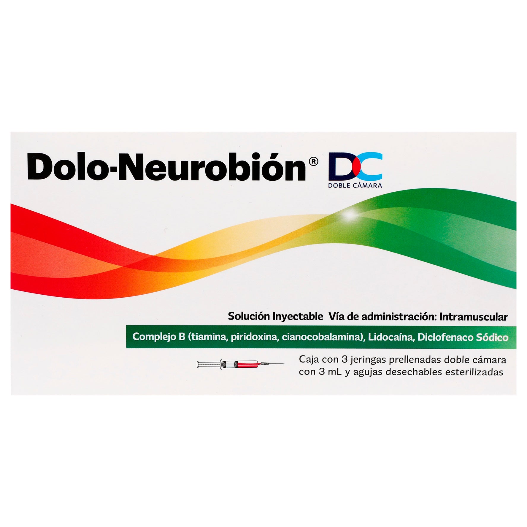 Dolo-Neurobion Dc Jeringa Prellenada Con 3 (Diclofenaco/Vit B) 1 - 7501298217659