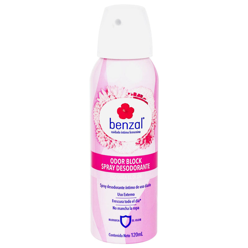 Spray Desodorante Benzal Odor Block 120Ml - WeCare Pharma