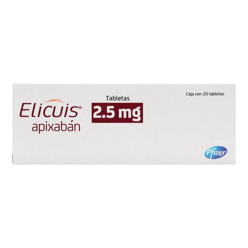 Elicuis 2.5Mg Con 20 Tabletas (Apixaban) - WeCare Pharma