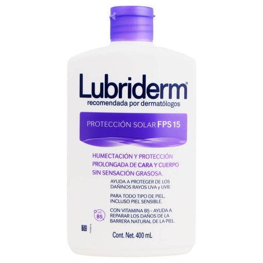 Lubriderm Protector Solar Fps15 400Ml - WeCare Pharma