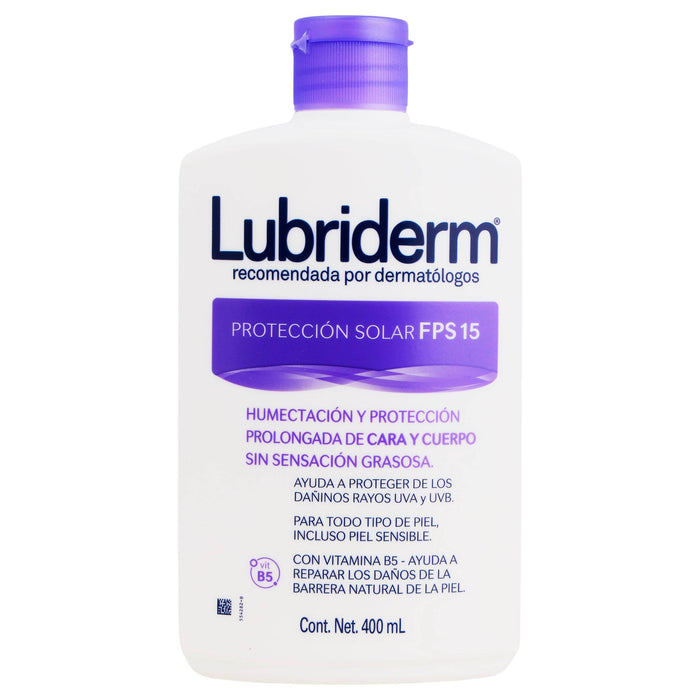 Lubriderm Protector Solar Fps15 400Ml - WeCare Pharma