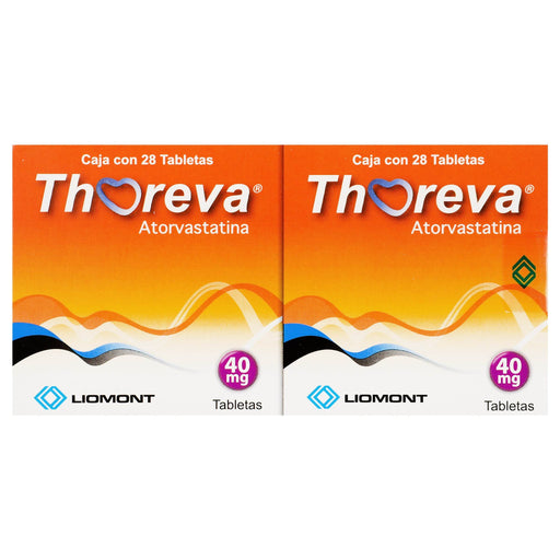 Thoreva Dual 40Mg Con 28 Tabletas (Atorvastatina) - WeCare Pharma