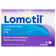 Lomotil 2Mg Con 8 Tabletas (Loperamida) - WeCare Pharma