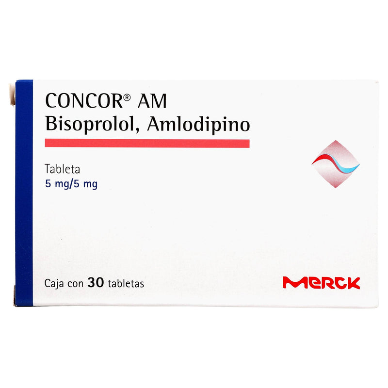 Concor Am 5Mg/5Mg Con 30 Tabletas (Bisoprolol/Amlodipino) - WeCare Pharma