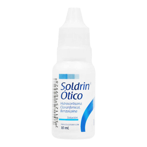 Soldrin Otico Gotas 10Ml (Hidrocortisona/Cloranfenicol/Benzocaina) - WeCare Pharma