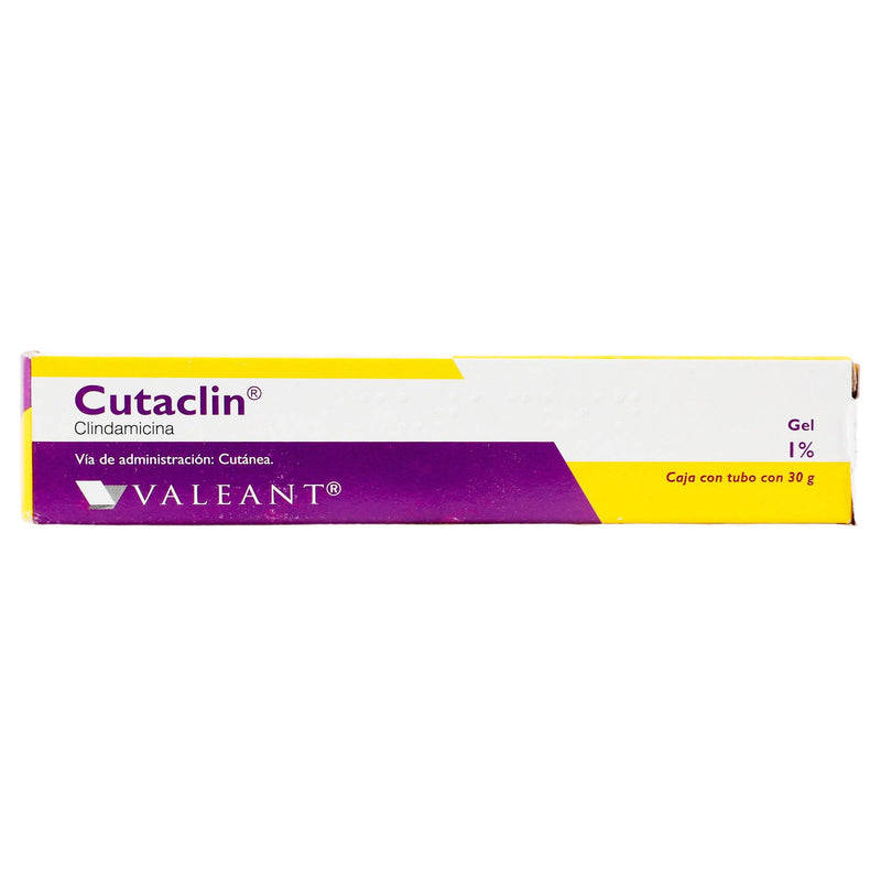 Cutaclin Gel 1% Tubo 30G (Clindamicina) - WeCare Pharma