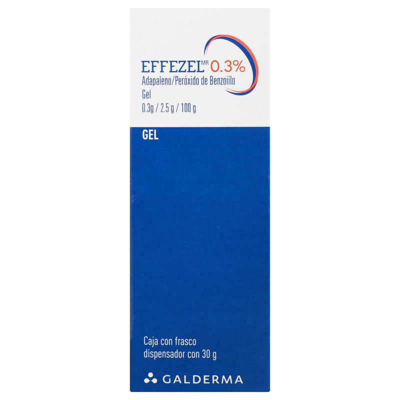Effezel Gel 0.3G/2.5G/100G 30G (Adapaleno/Peroxido De Benzoiilo) - WeCare Pharma