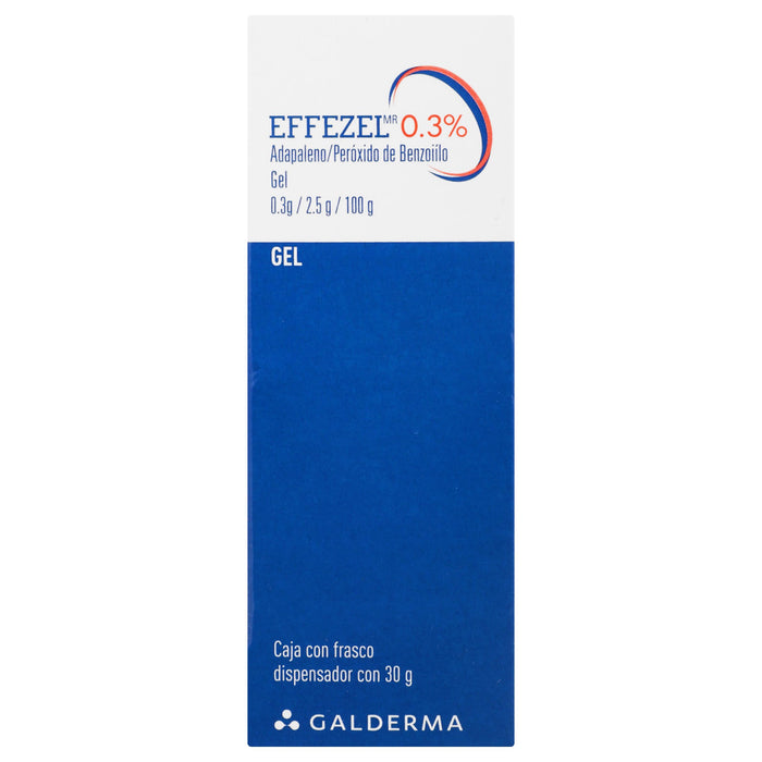 Effezel Gel 0.3G/2.5G/100G 30G (Adapaleno/Peroxido De Benzoiilo) 1 - 7502275470500