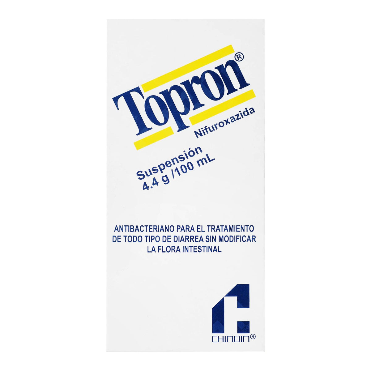 Topron Suspensión 4.4G/100Ml 120Ml (Nifuroxazida) — WeCare Pharma