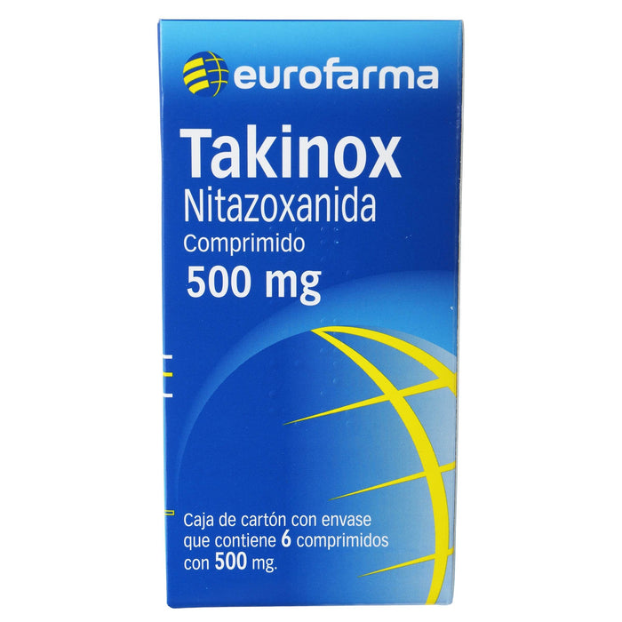 Takinox (Nitazoxanida) Comp 500Mg Con 6 - WeCare Pharma