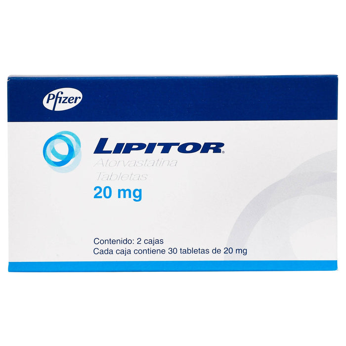 Lipitor 20Mg Con 30+30 Tabletas (Atorvastatina) - WeCare Pharma