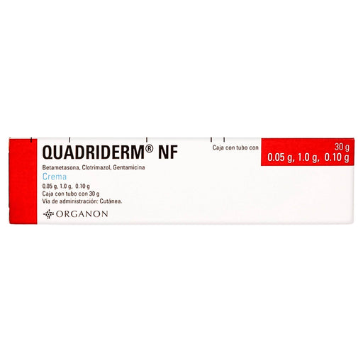 Quadriderm Nf Crema 0.05G/1G/0.10G 30G (Betametasona/Clotrimazol/Gentamicina) - WeCare Pharma