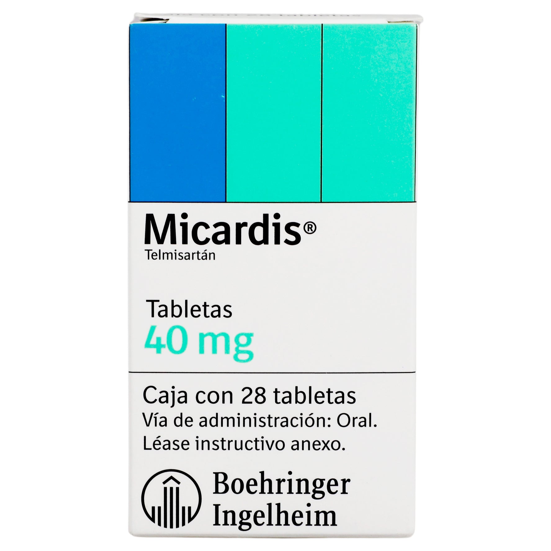 Micardis 40Mg Con 28 Tabletas (Telmisartan) 1 - 7501037946161