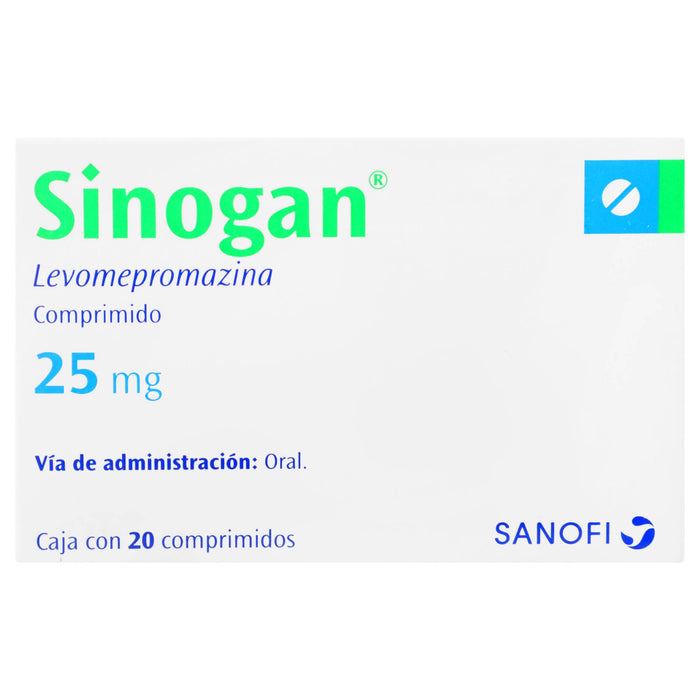 Sinogan (Levomepromazina) Tabletas 25Mg Con 20 — WeCare Pharma