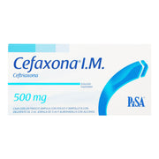 Cefaxona I 500Mg Con 1 Ampulas (Ceftriaxona) - WeCare Pharma