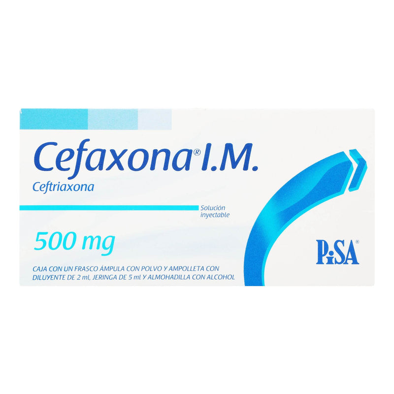 Cefaxona I 500Mg Con 1 Ampulas (Ceftriaxona) - WeCare Pharma