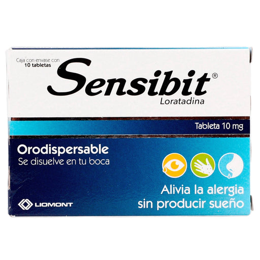 Sensibit Orodispersable 10Mg Con 10 Tabletas (Loratadina) - WeCare Pharma