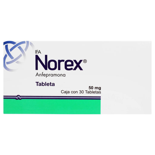 Ifa Norex (Anfepramona) Tabletas 50Mg Con 30 - WeCare Pharma
