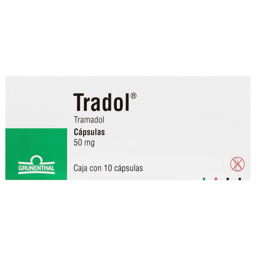 Tradol 50Mg Con 10 Capsulas (Tramadol) - WeCare Pharma