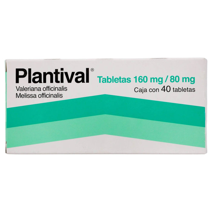 Plantival 160Mg/80Mg Con 40 Tabletas (Valeriana Officinalis/Melissa Officinalis) - WeCare Pharma
