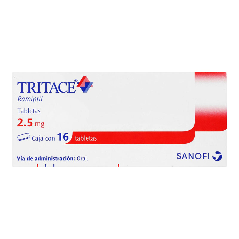 Tritace 2.5 Mg Con 16 Tabletas (Ramipril) - WeCare Pharma