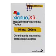 Xigduo Xr 10Mg/1000Mg Con 28 Tabletas (Dapagliflozina/Metformina) - WeCare Pharma
