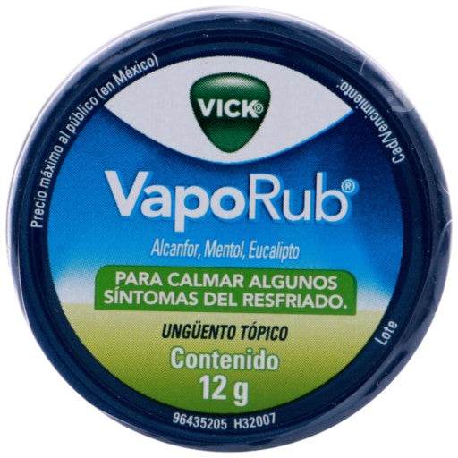 Vick Vaporub Lata 12G (Alcanfor/Mentol/Eucalipto) - WeCare Pharma