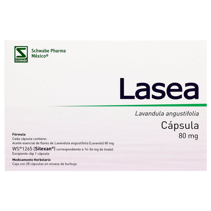 Lasea 80Mg Con 28 Capsulas (Lavandula Angustofilia) - WeCare Pharma