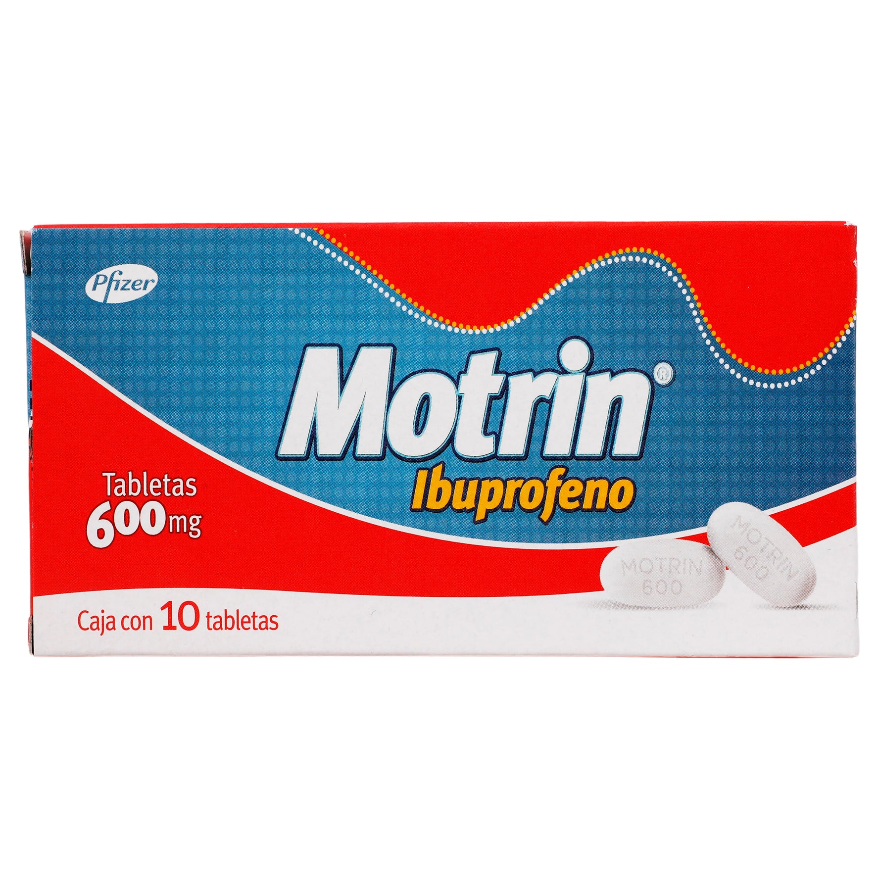 Motrin 600Mg Con 10 Tabletas (Ibuprofeno) 1 - 7501287627643